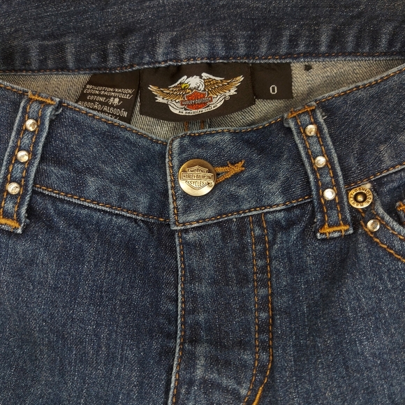 HARLEY DAVIDSON ♡ Ladies Jeans - Picture 9 of 10